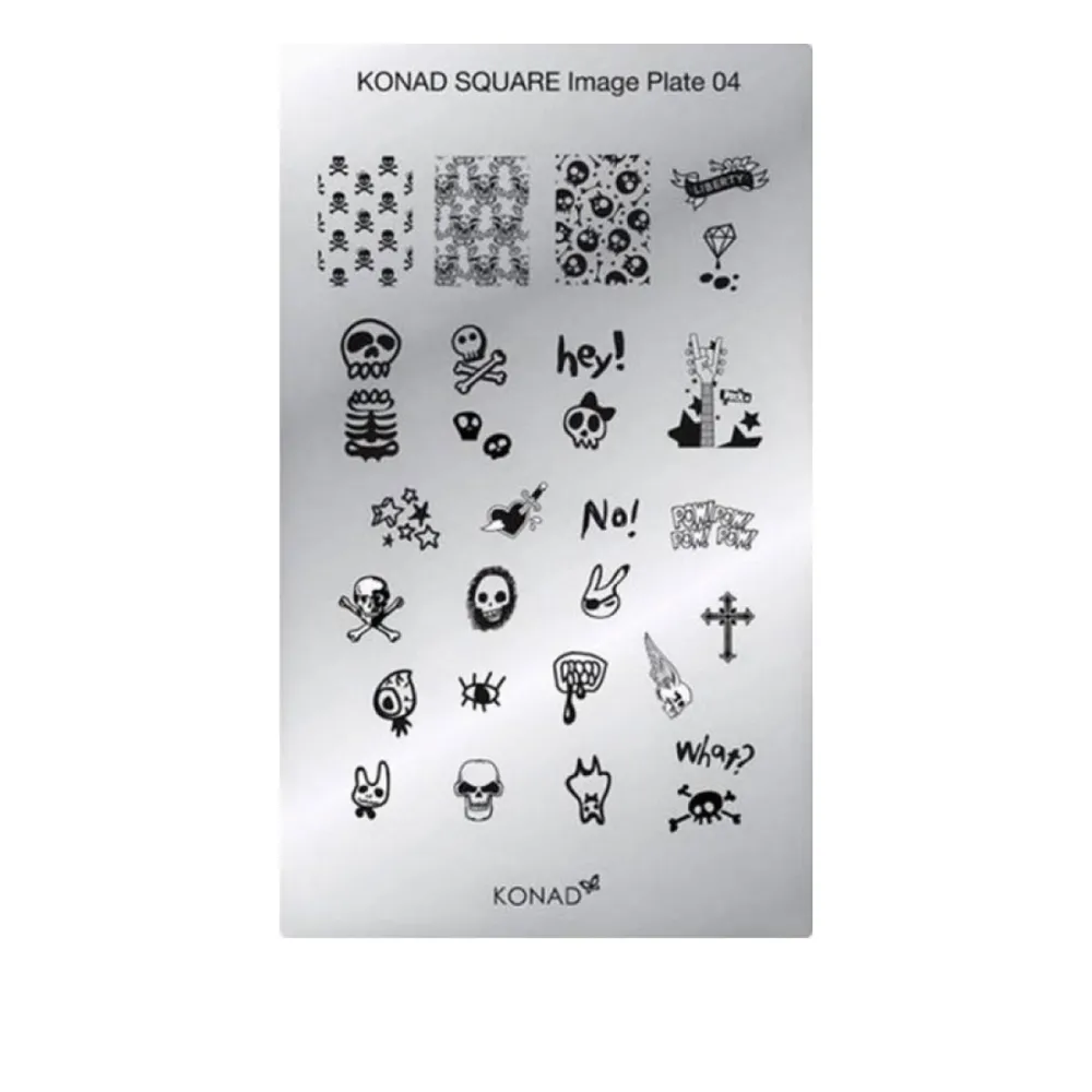 Форма міні KONAD Squave Image Plate 04