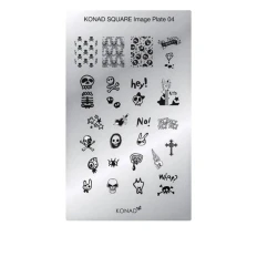 Форма міні KONAD Squave Image Plate 04