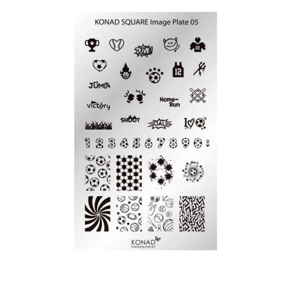 Форма міні KONAD Squave Image Plate 05
