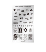 Форма мини KONAD Squave Image Plate 05
