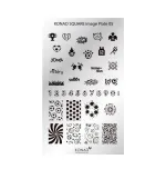 Форма міні KONAD Squave Image Plate 05