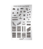 Форма мини KONAD Squave Image Plate 06