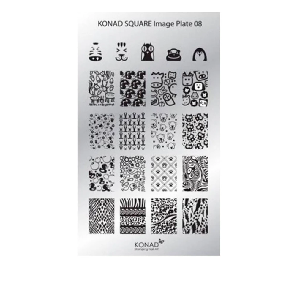 Форма міні KONAD Squave Image Plate 08
