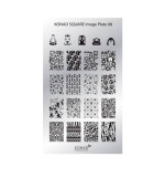 Форма мини KONAD Squave Image Plate 08