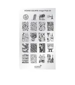 Форма міні KONAD Square Image Plate 09
