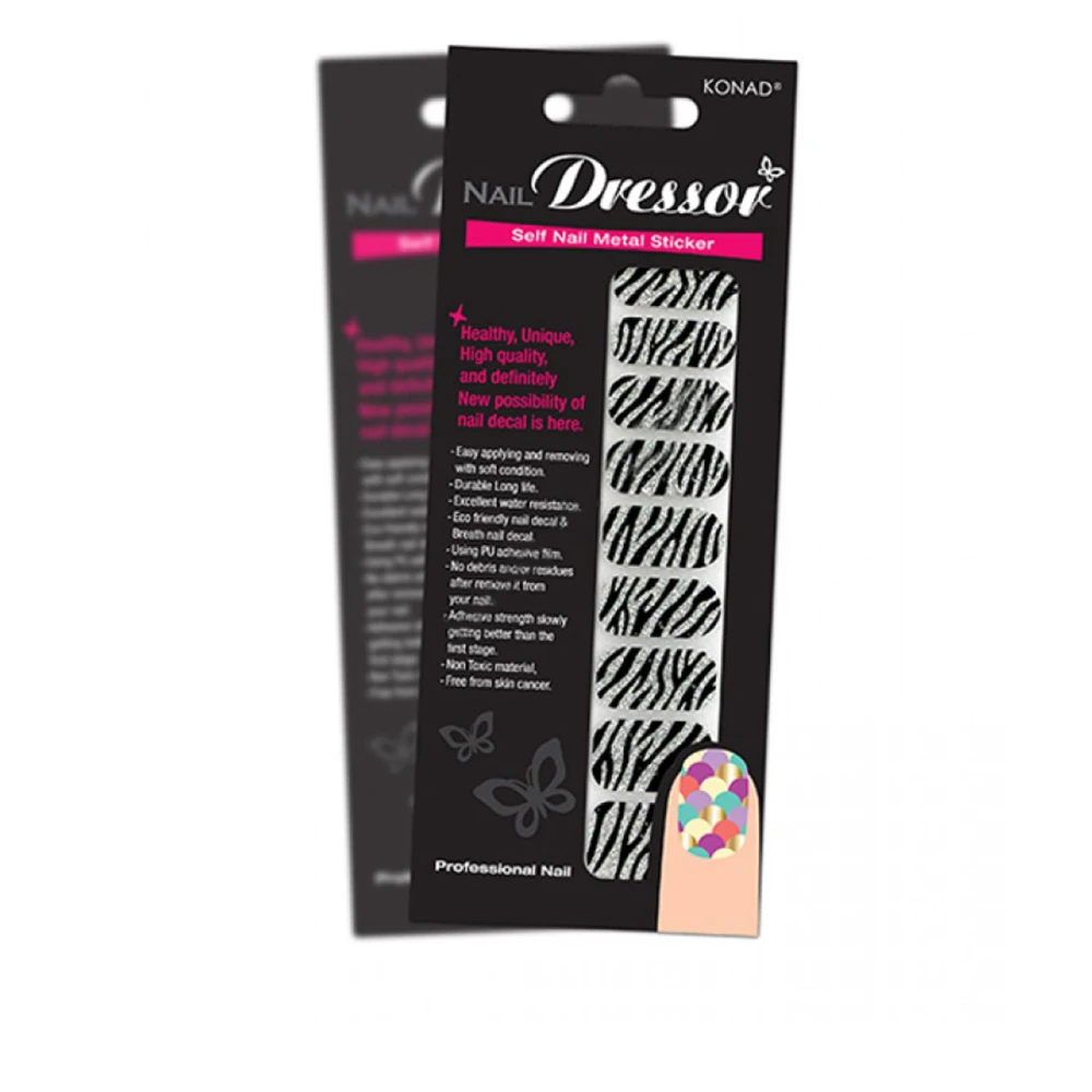 Готовий манікюр KONAD Nail Dressor Bling Design Glitter-Black