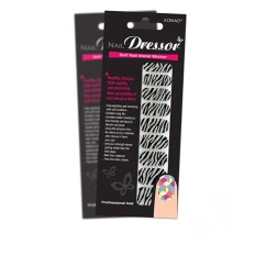 Готовий манікюр KONAD Nail Dressor Bling Design Glitter-Black