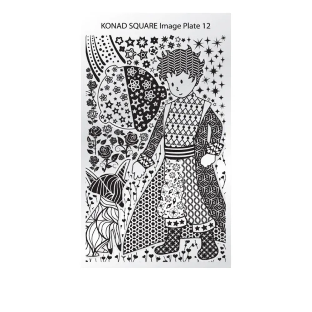 Форма міні KONAD Square Image Plate 12
