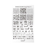 Форма мини KONAD Square Image Plate 15