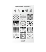 Форма мини KONAD Squave Image Plate 22
