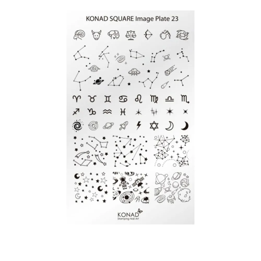 Форма міні KONAD Squave Image Plate 23