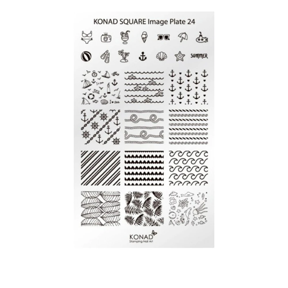 Форма міні KONAD Squave Image Plate 24