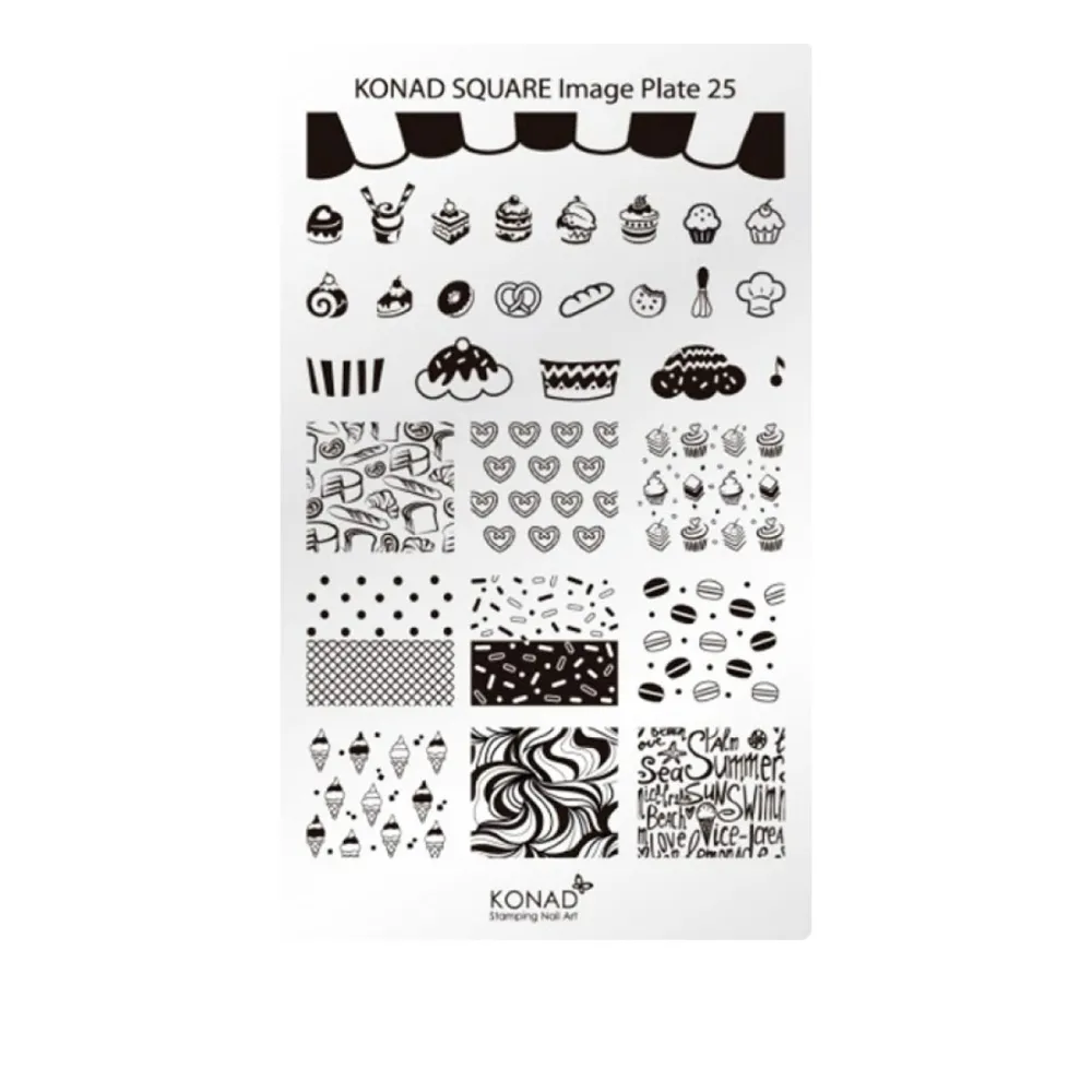 Форма міні KONAD Squave Image Plate 25