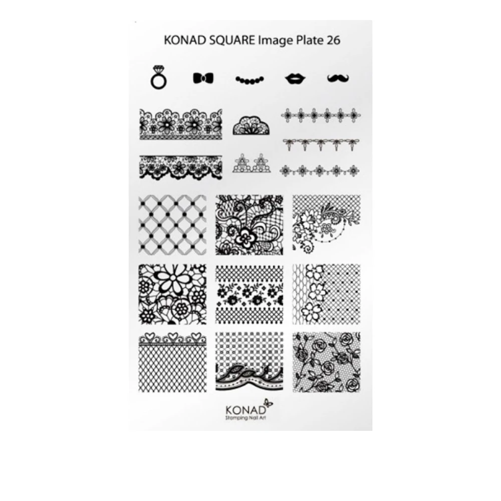 Форма міні KONAD Squave Image Plate 26