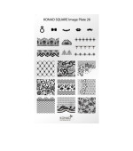 Форма мини KONAD Squave Image Plate 26
