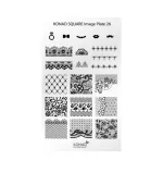 Форма мини KONAD Squave Image Plate 26