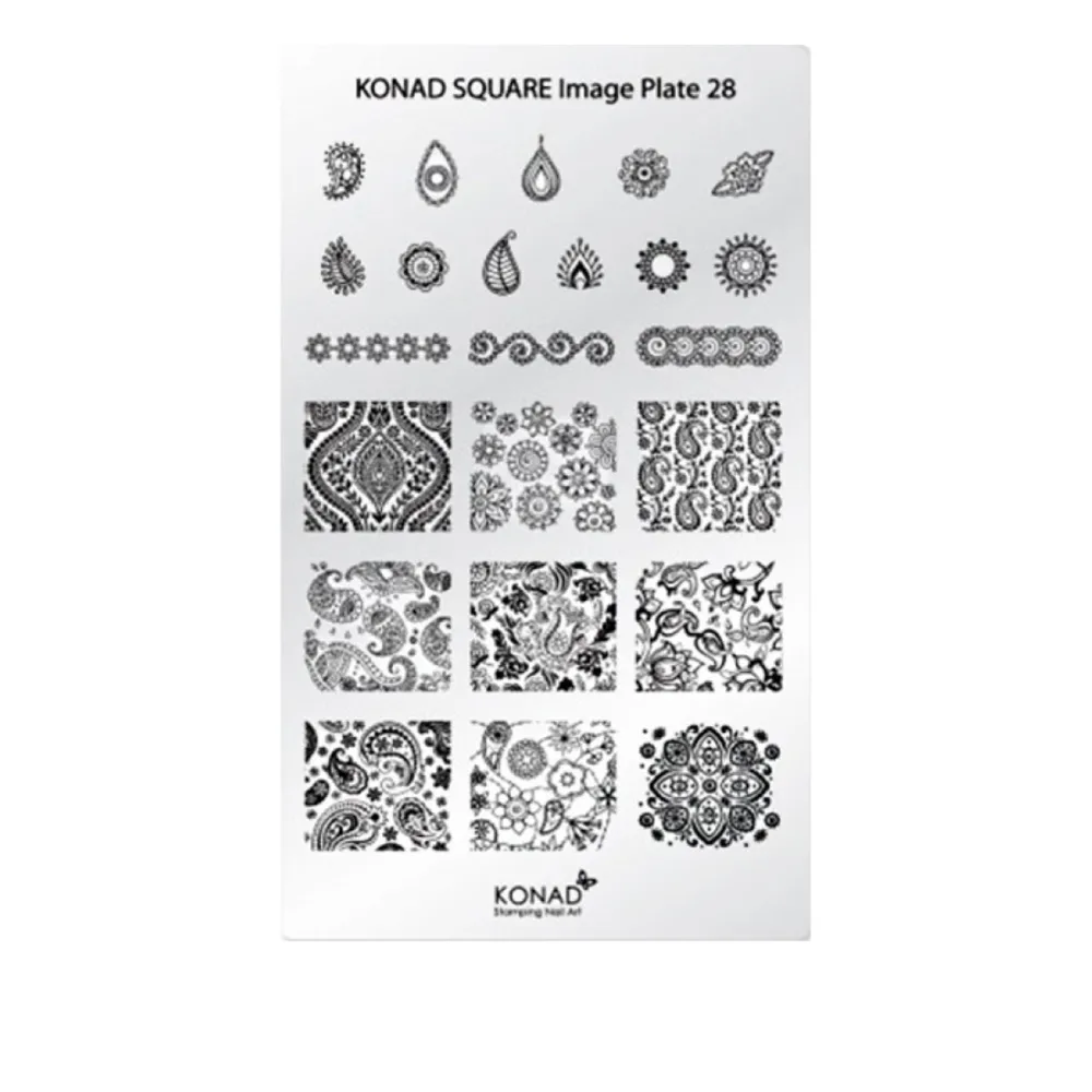 Форма міні KONAD Squave Image Plate 28