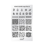Форма мини KONAD Squave Image Plate 28