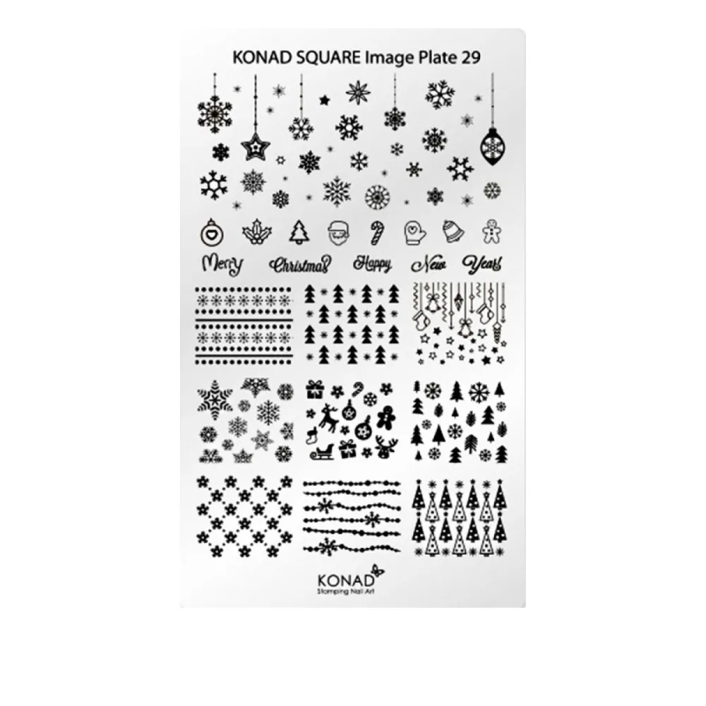 Форма мини KONAD Squave Image Plate 29