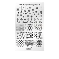 Форма мини KONAD Squave Image Plate 29