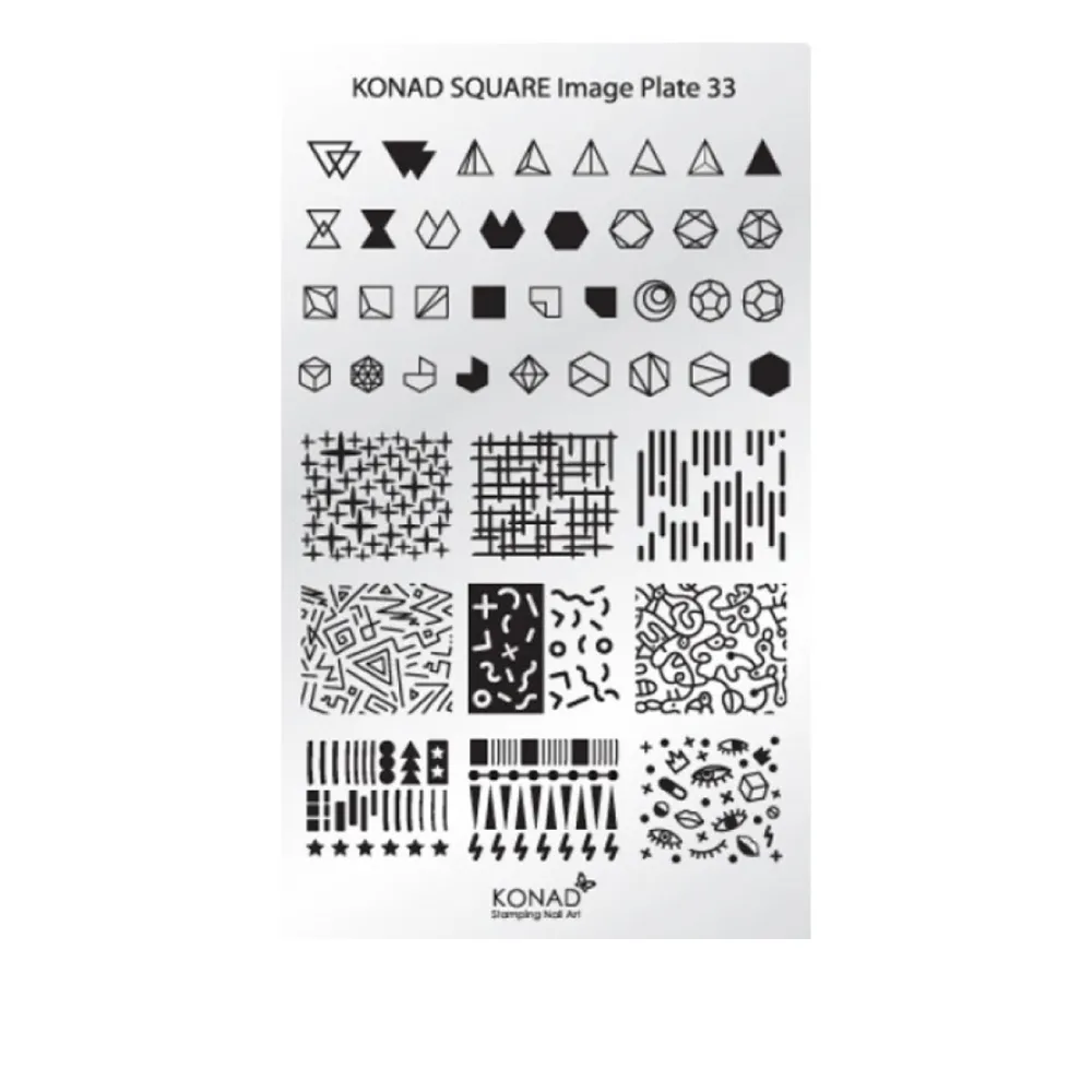 Форма міні KONAD Squave Image Plate 33
