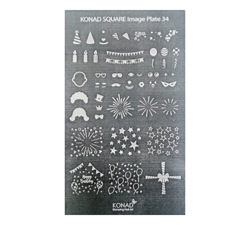 Форма міні KONAD Squave Image Plate 34