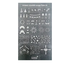 Форма мини KONAD Squave Image Plate 34