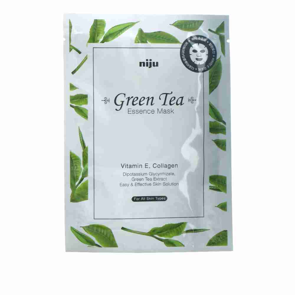 Маска для обличчя niju Green Tea Essence Mask 17 мл