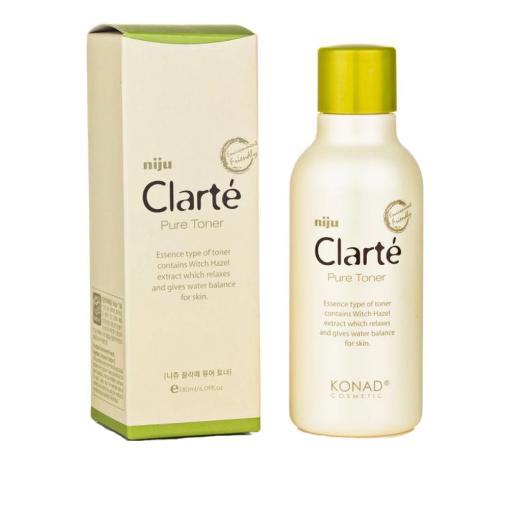 Тонер для обличчя KONAD niju Clarte Pure Toner з екстрактом Гамамелісу 180 мл