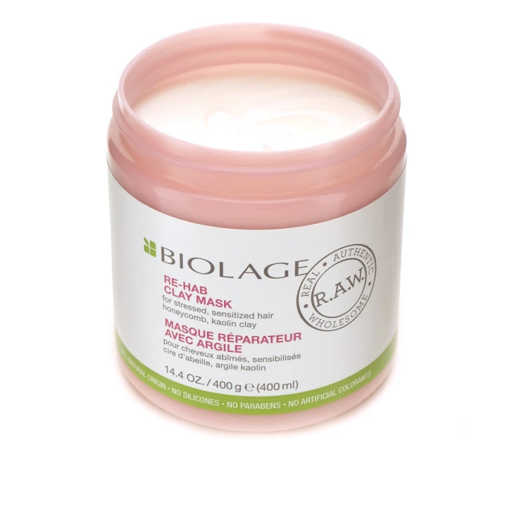 Маска для відновлення волосся BioL RAW Re-Hab Clay 400 мл