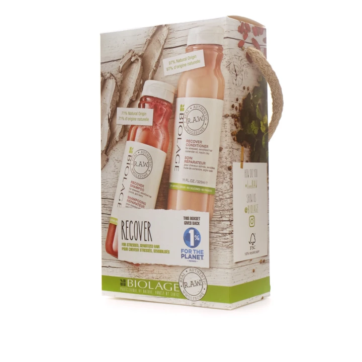 Набор для поврежденных волос шампунь Matrix BioL R.A.W. Recover Set 325 мл + кондиционер 325 мл