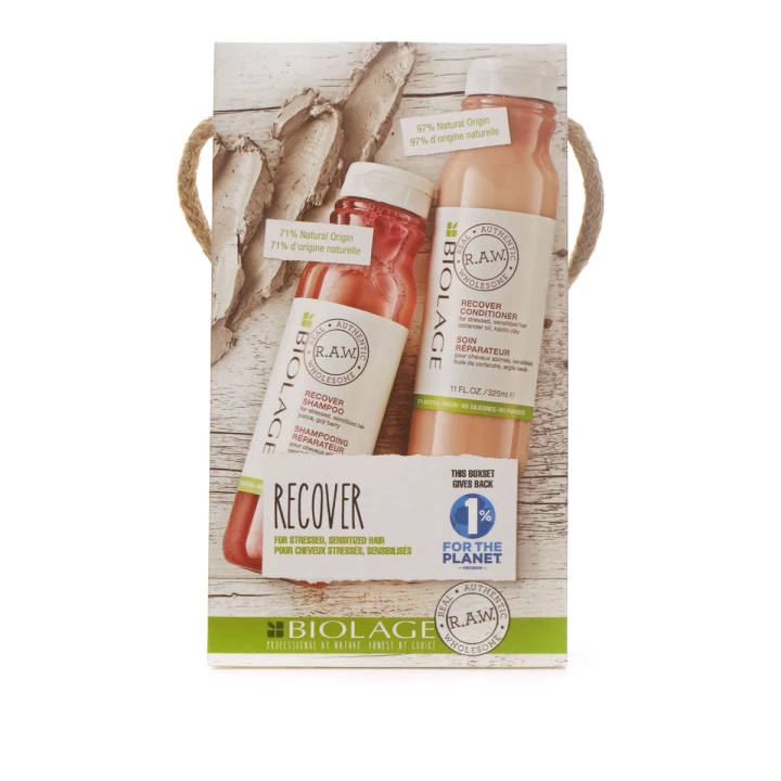 Набор для поврежденных волос шампунь Matrix BioL R.A.W. Recover Set 325 мл + кондиционер 325 мл