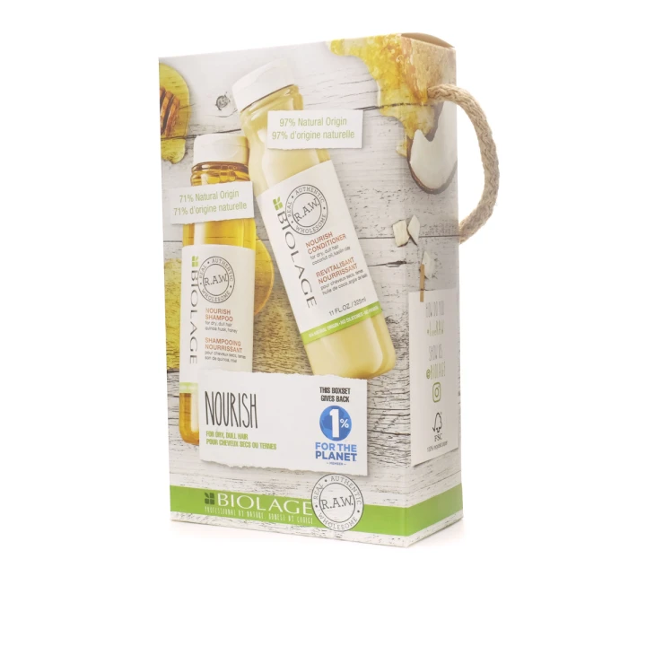 Набор для питания сухих волос шампунь BioL R.A.W. Nourish Set 325 мл + кондиционер 325 мл