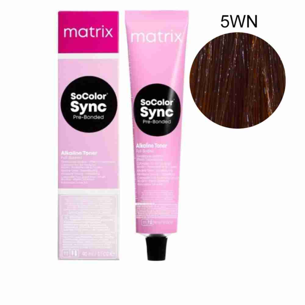 Краска для волос без аммиака Matrix Color SYNC 5WN 90 г