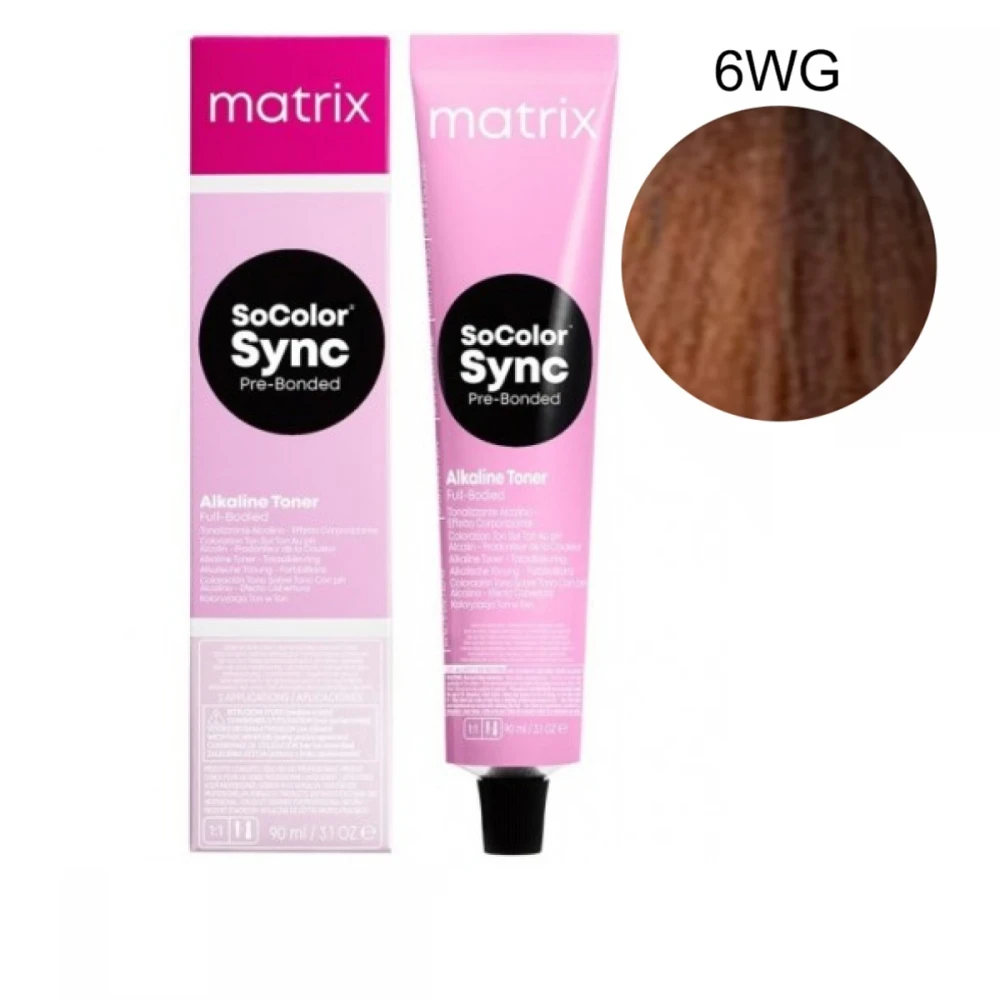 Краска для волос без аммиака Matrix Color SYNC 6WG 90 г