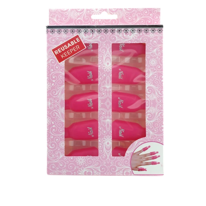 Прищіпки для зняття гель-лаку 10 шт на блист/короб