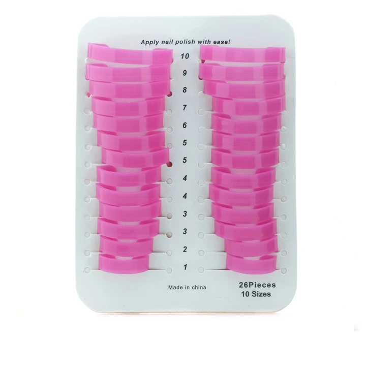 Накладка захисна для манікюру (10 розмірів 26шт)