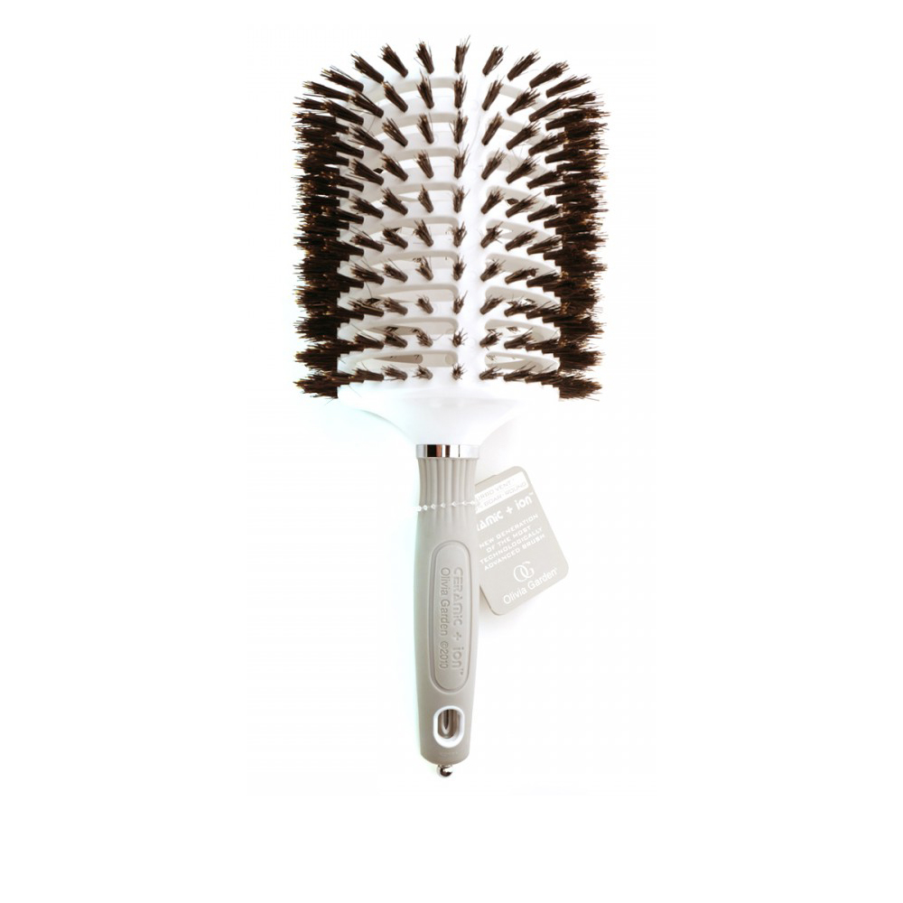 Щітка Olivia Garden Ceramic + ion TV BOAR Mega