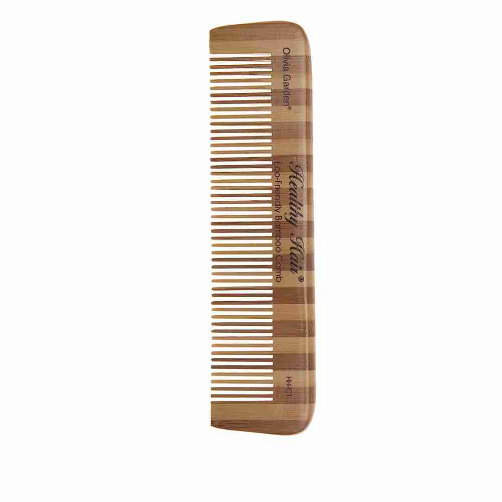 Гребінь бамбуковий Olivia Garden Healhty Hair Comb 1