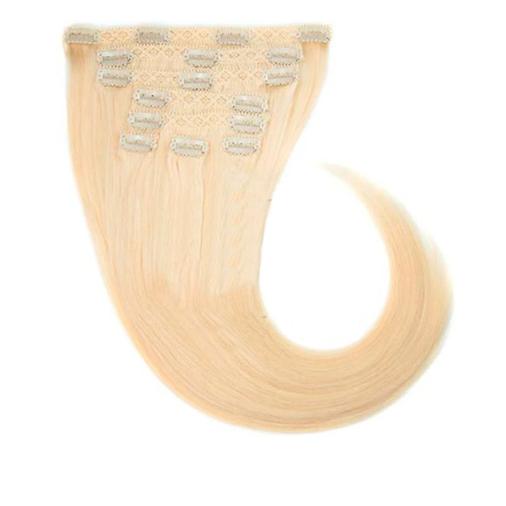 Волосся на шпильках Human HAIR Е 60 см 160 г (+/- 5 г) (8 пасм) 613