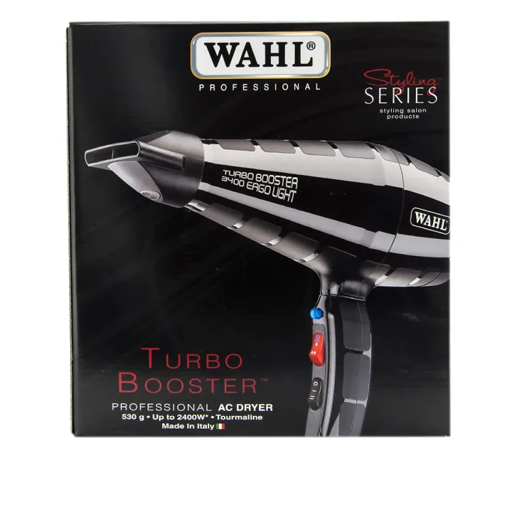 Фен WAHL TurboBooster 2400W, tourmaline, чорний