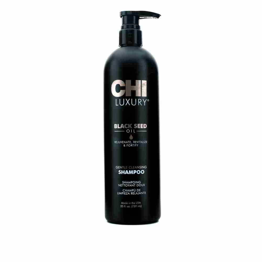 Шампунь CHI LUХURY BLK Gentle Cleansing очищающий c маслом черного тмина 739 мл