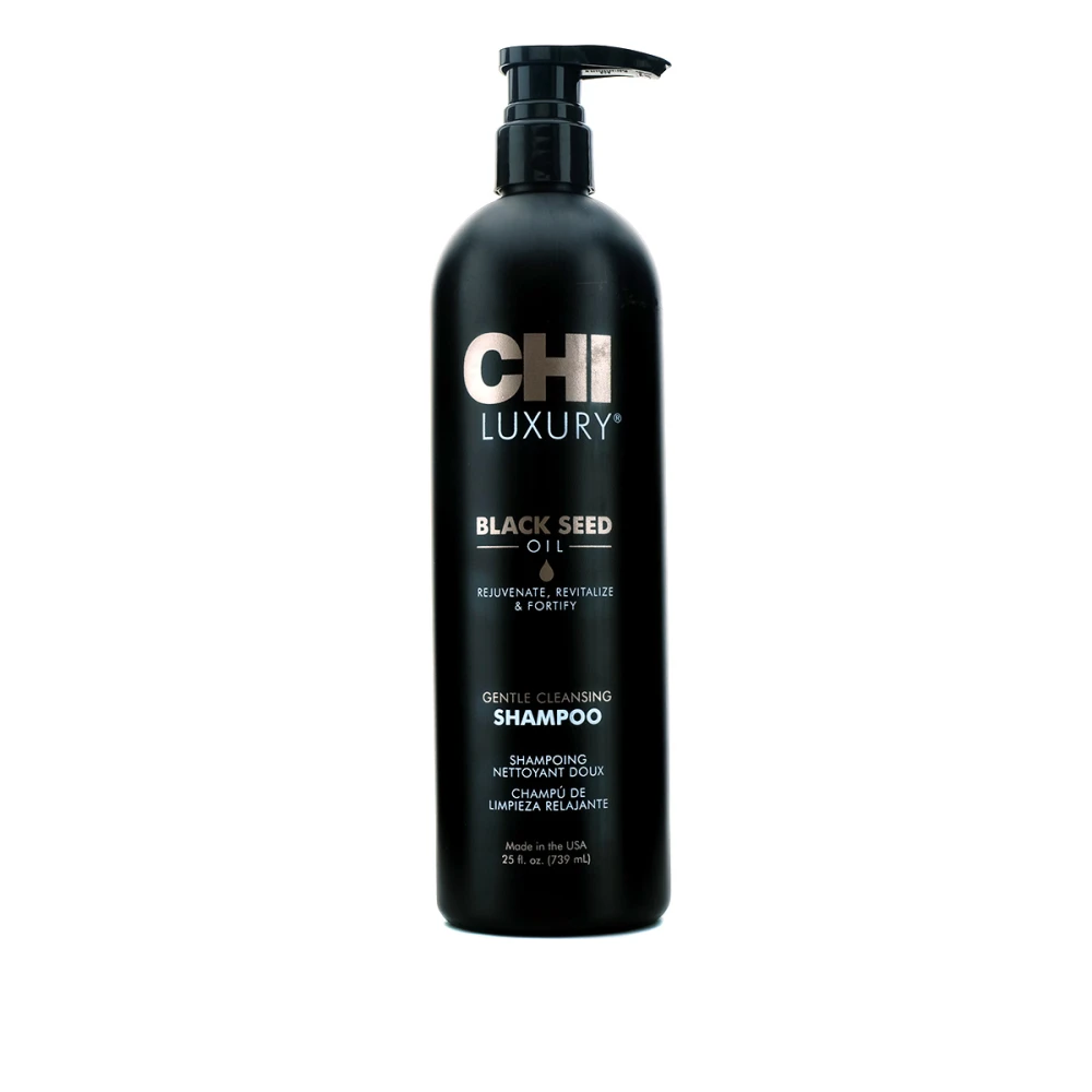 Шампунь CHI LUХURY BLK Gentle Cleansing, що очищає з маслом чорного кмину 739 мл