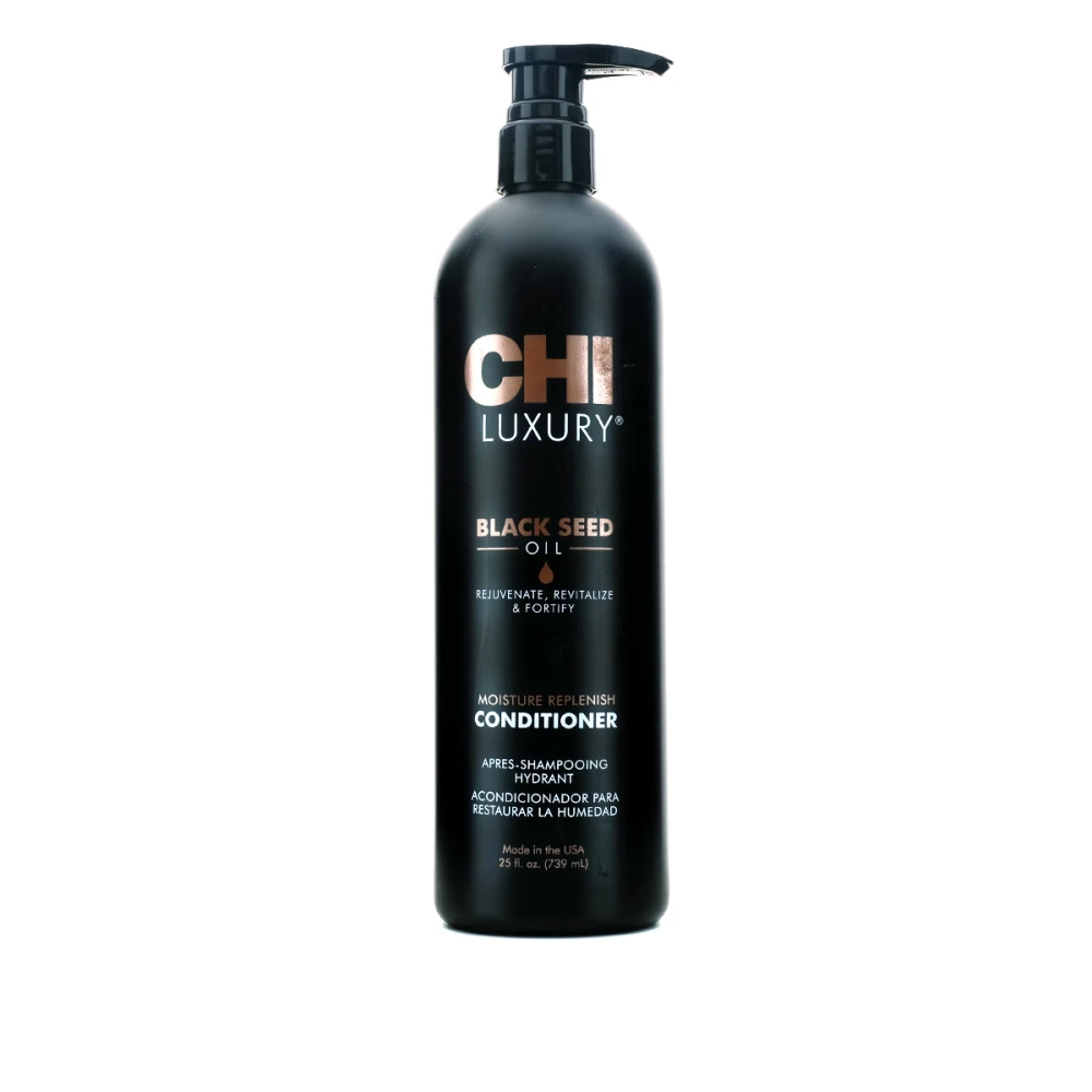 Кондиционер CHI LUXURY BLACK Seed Oil Moisture увлажняющий,восстанавливающий с маслом черного тмина 739 мл