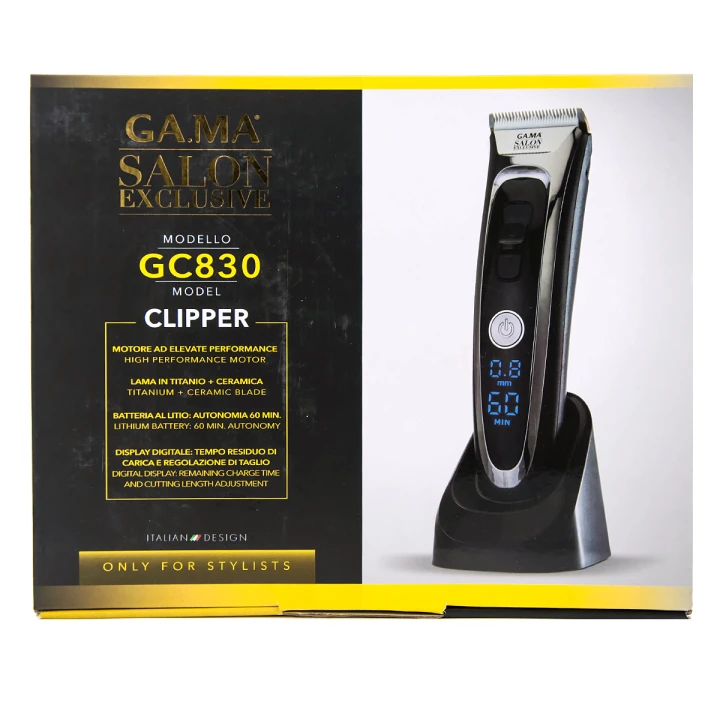 Машинка аккумуляторная с титановым керамическим ножом GA.MA GC830