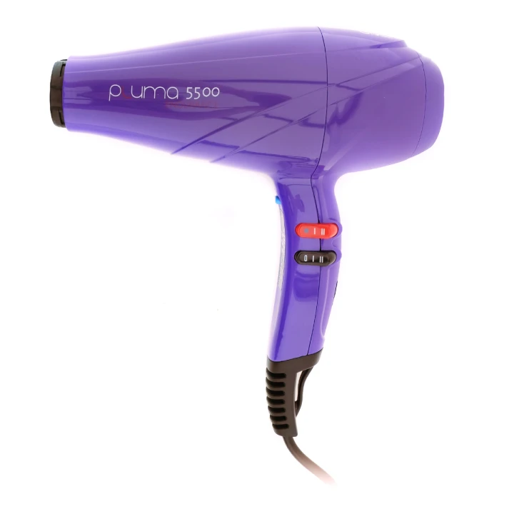 Фен GA.MA PLUMA 5500 2400W фиолетовый + плойка в подарок CP1 Nova с плавающими пластинами и памятью