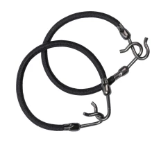 Гумки TICO з гачком чорні 13 см 6 шт