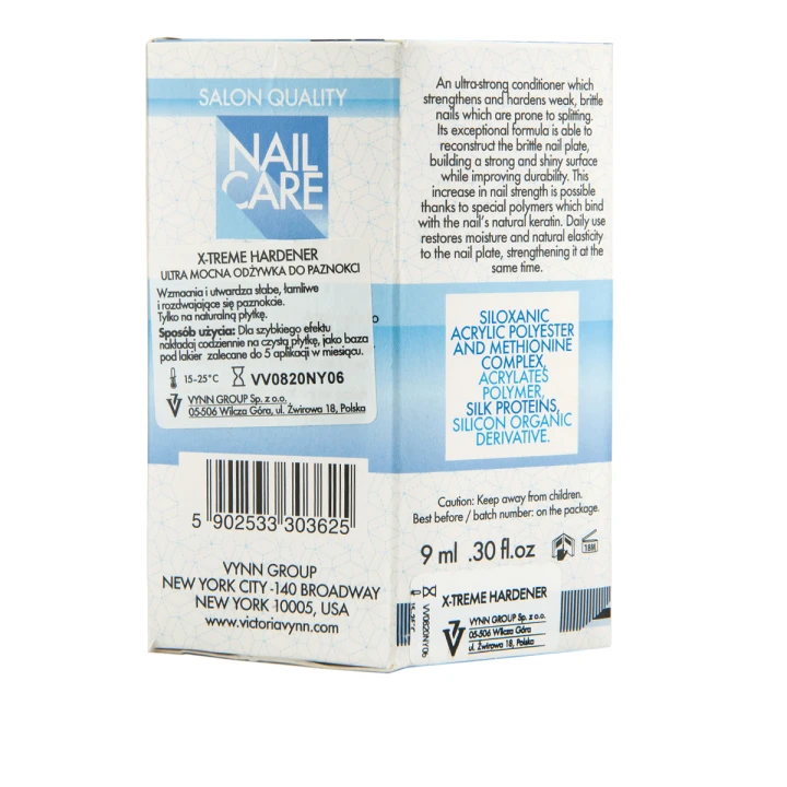 Средство для укрепления натуральных ногтей Victoria Vynn X-Treme Hardener, 9мл