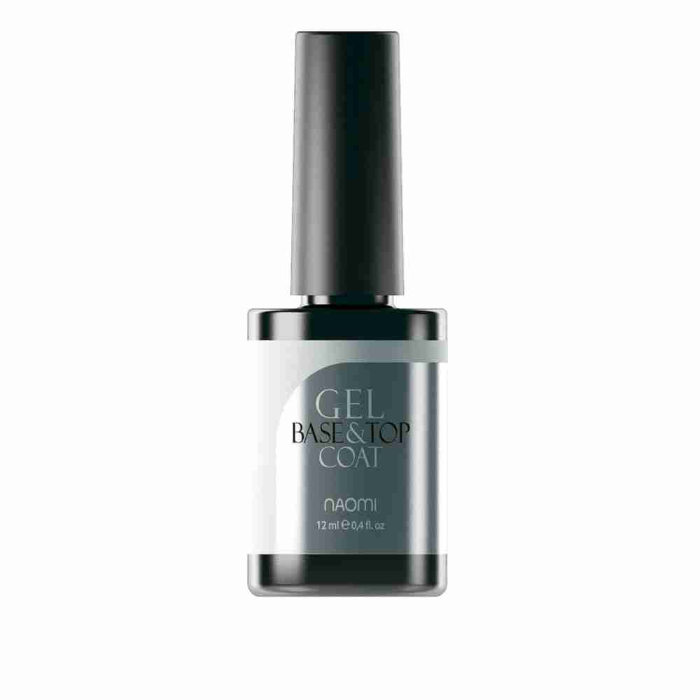 База Топ для гель-лаку 2 в 1 Naomi Base&Top Coat, 12 мл