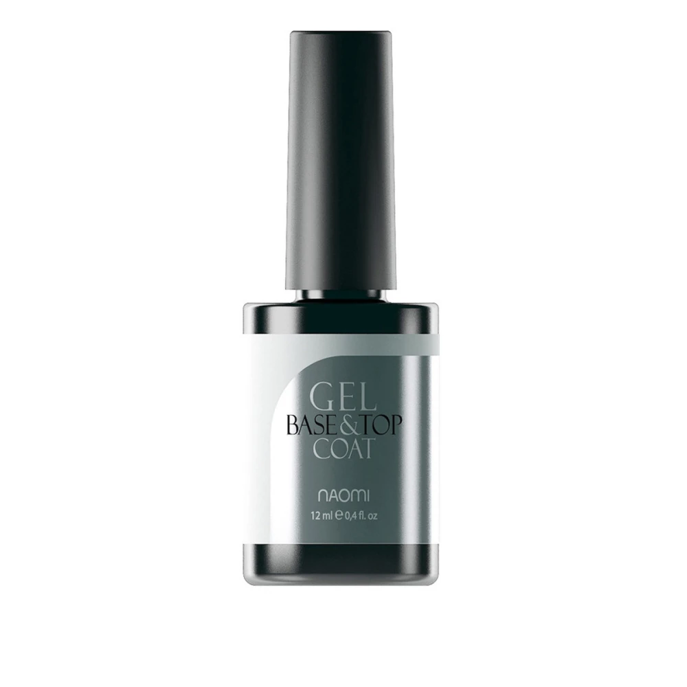 База Топ для гель лака 2 в 1 Naomi Base&Top Coat, 12 мл